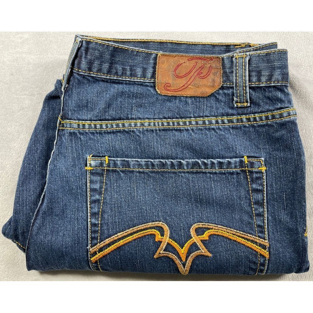 US Polo Assn. Jeans Y2K Mens 40x30 Baggy Wide Leg Grunge Skate Vintage Style EUC